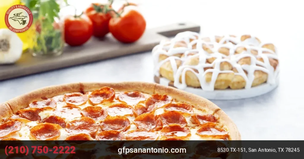 godfather pizza one topping and side deal san antonio
