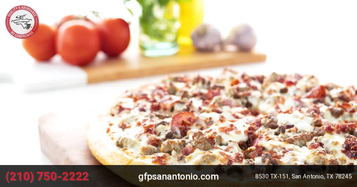 godfather pizza all meat combo golden crust san antonio