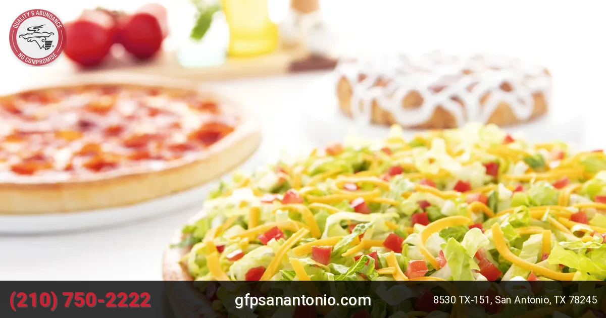 godfather pizza taco feast family spread san antonio