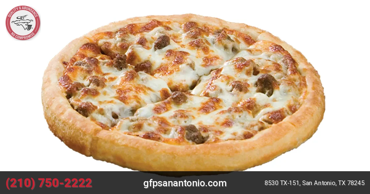 godfather pizza sausage hot comfort food san antonio